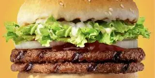 Hình ảnh HAMBURGER 2 miếng Bò