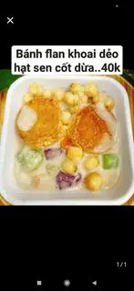 Hình ảnh BÁNH FLAN KHOAI DẺO HẠT SEN CỐT DỪA 