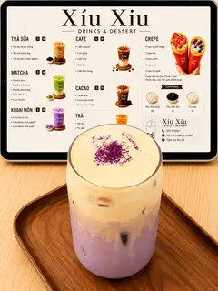 Hình ảnh Latte khoai môn muối