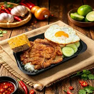 Hình ảnh Cơm Tấm Sườn Chả Trứng