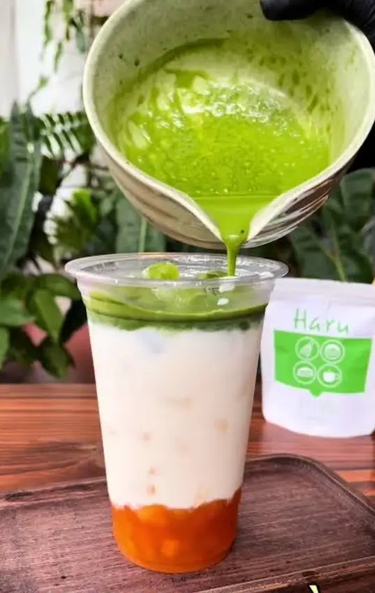 Hình ảnh Matcha latte xoài