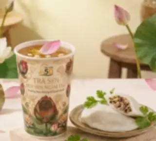 Hình ảnh Combo bánh hòn + nước uống tuỳ chọn