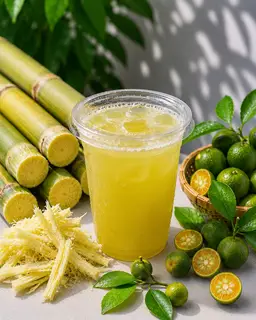 Hình ảnh Nước Mía Mix Tắc - Ly Lớn 800ml