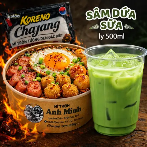 Hình ảnh Combo Mì Trộn Tương Đen No Căng ( 2 gói mì )
