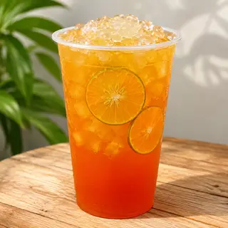 Hình ảnh trà tắc thái đỏ