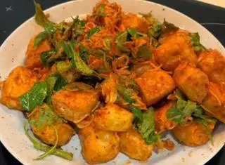 Hình ảnh Đậu Hủ Lắc Sốt Tắc