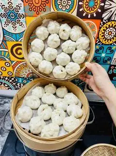 Hình ảnh bánh bao mini quảng đông(size to)