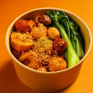 Hình ảnh Mì trộn cá viên chiên