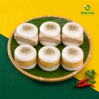 Hình ảnh Combo 6 Bánh Dày Kẹp Chả dày
