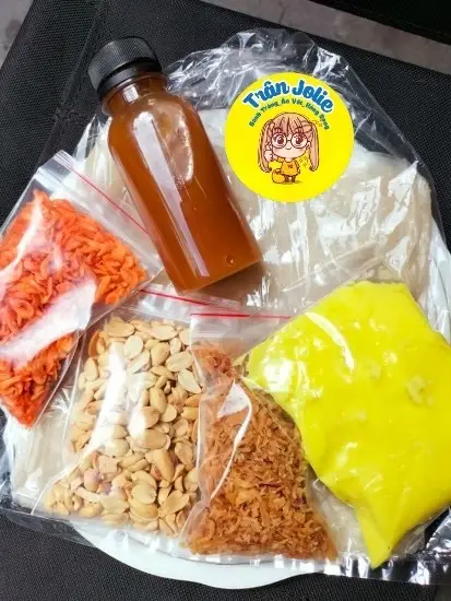 Hình ảnh Bánh Tráng Phơi Sương Sốt Me Bơ