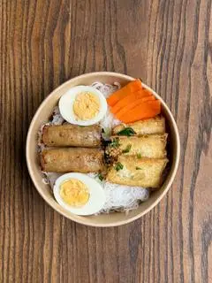Hình ảnh Bún nước tương trứng luộc