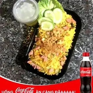 Hình ảnh Cơm rang thập cẩm - coca
