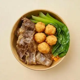 Hình ảnh Mì Trộn Ba Chỉ Bò Teriyaki