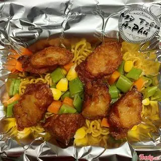 Hình ảnh Mì Trộn Nem Lụi
