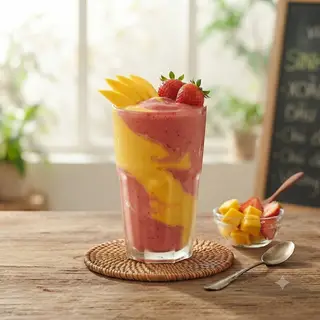 Hình ảnh S6. Sinh tố Dâu Xoài - Mango Berry Smoothie