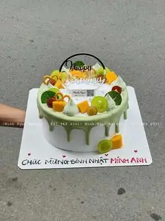 Hình ảnh bánh kem hoa quả mẫu 2