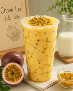 Hình ảnh Chanh Leo Lắc Sữa 