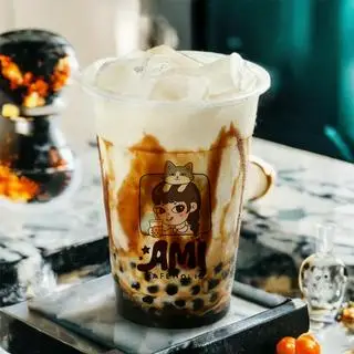 Hình ảnh Sữa tươi trân châu đường đen