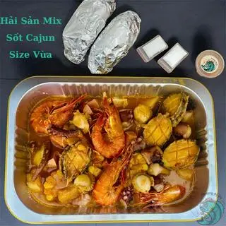 Hình ảnh Tôm sú mix sốt cajun