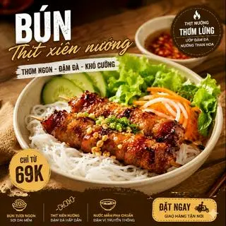 Hình ảnh BÁNH HỎI THỊT XIÊN NƯỚNG