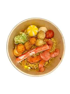 Hình ảnh Mì Trộn Full Topping đồ viên