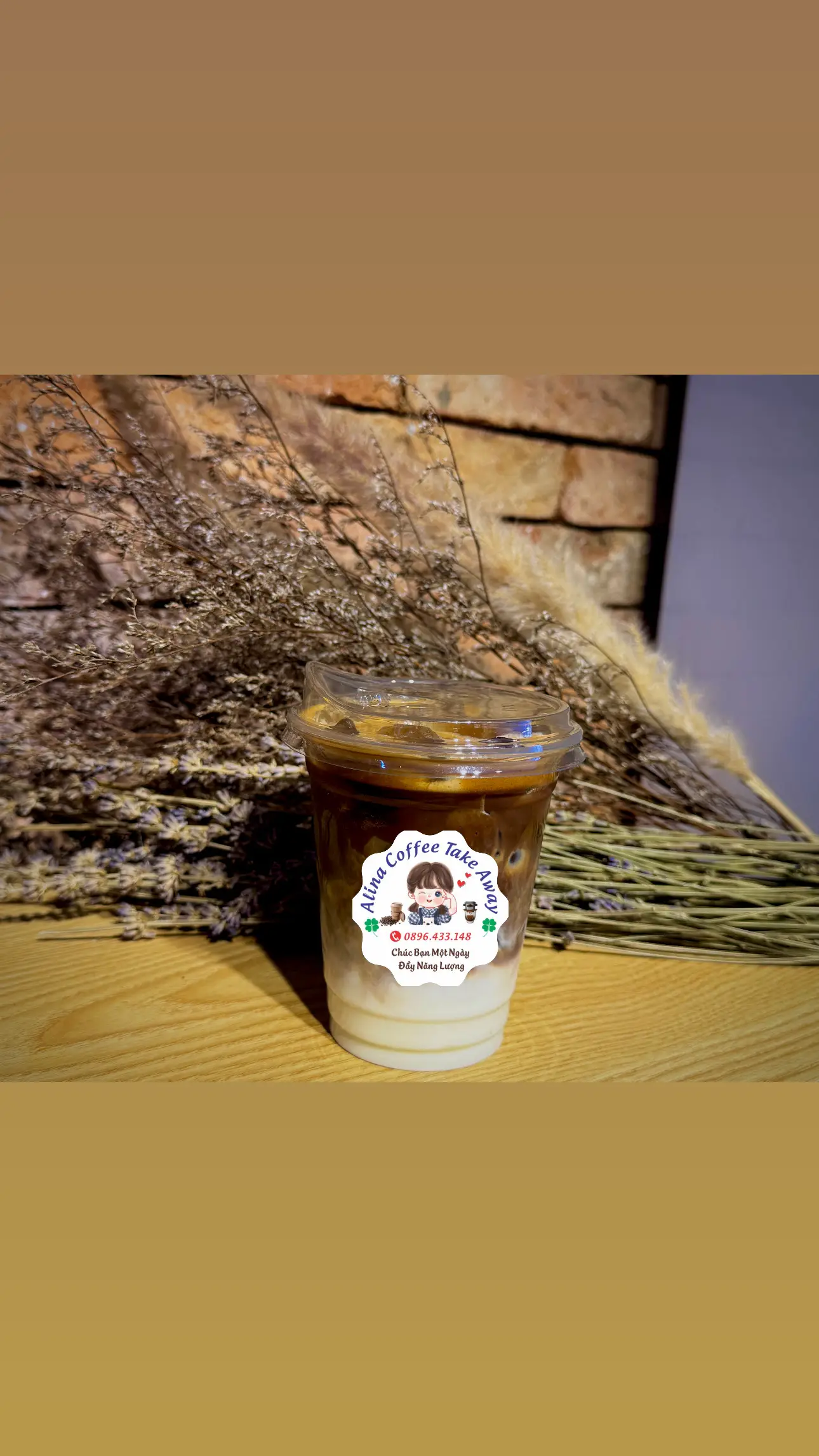 Hình ảnh Cafe hạnh nhân