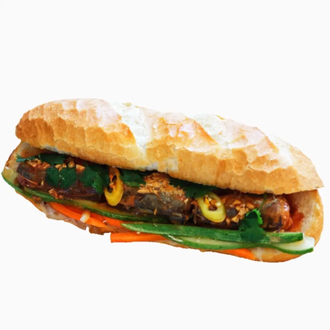 Hình ảnh Bánh mì cá hộp