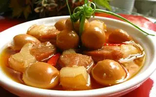 Hình ảnh Thịt heo kho trứng ( kho tàu kiểu miền tây) 