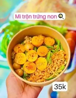 Hình ảnh MÌ TRỘN TRỨNG GÀ NON