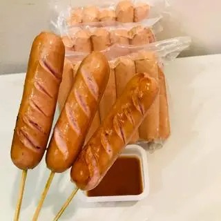 Hình ảnh COMBO 3 xúc xích + 1 trà quất ( hoặc trà Đào )