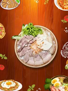 Hình ảnh Bún mắm nêm thịt luộc