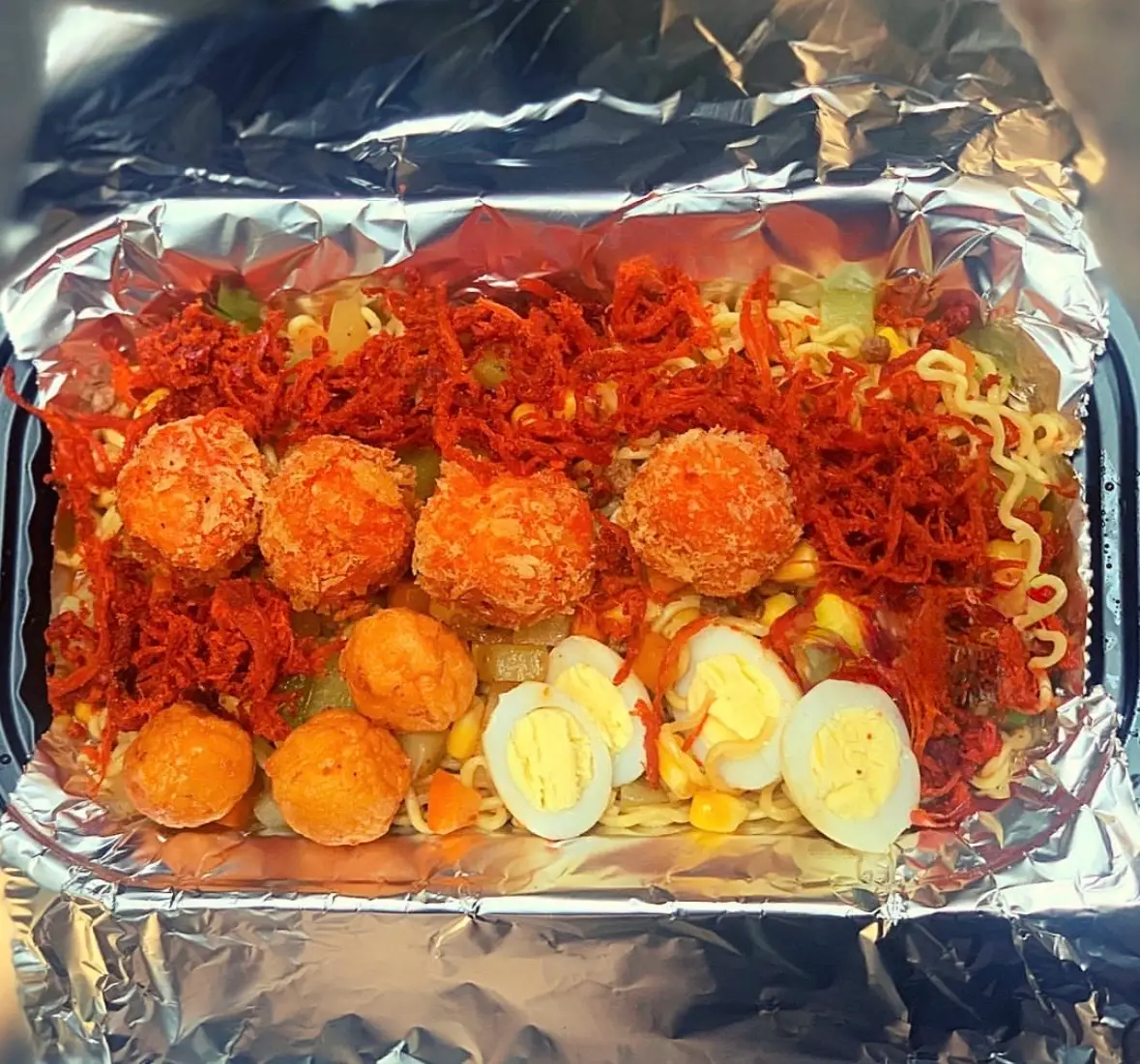 Hình ảnh Mì trộn indomie VIÊN CAY