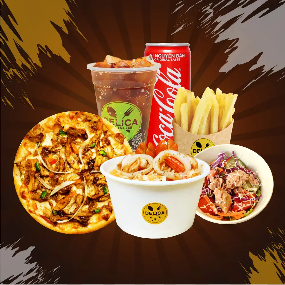 Hình ảnh COMBO 11: Combo Mì Ý + Pizza + Món Ăn Kèm + Nước