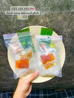 Hình ảnh Bánh tráng sợi sate muối ghiền 