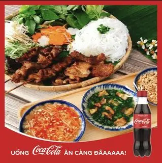 Hình ảnh Bún Chả Hà Thành kèm 1 Coca