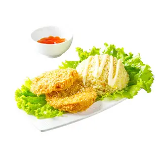 Hình ảnh Cơm Chả Cá Rán Giòn ( Phần Nhỏ )