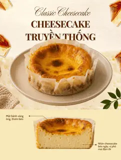 Hình ảnh CheeseCake Truyền Thống