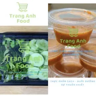 Hình ảnh Combo 1 Hộp rau dưa leo thêm + 1 Nước chấm đặc biệt thêm