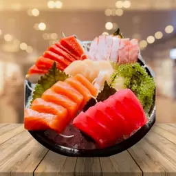 Hình ảnh Sashimi mix 22 - salad rong biển