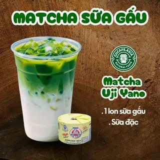 Hình ảnh Gucafe - Matcha Sữa Gấu - Bear Milk Coffee (size M-500ml)