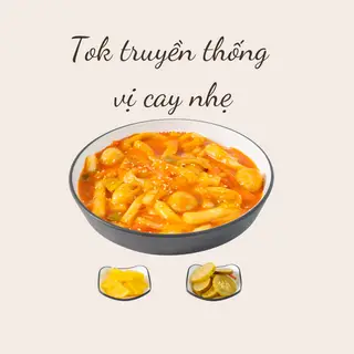 Hình ảnh Tokbokki vị thường ( cay nhẹ )