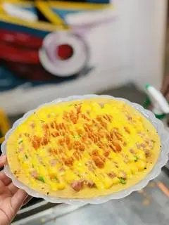 Hình ảnh bánh tráng nướng ruốc phomai sốt bơ
