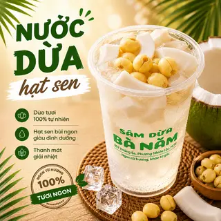 Hình ảnh Nước dừa hạt sen
