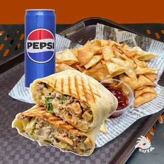 Hình ảnh Combo S4: 1 Wrap S+1 Snack Nhỏ+1 nước