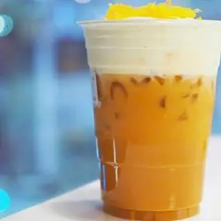 Hình ảnh Trà sữa ô long thạch đào