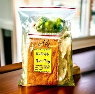 Hình ảnh Combo Bánh Tráng muối Sặc siêu cay + tắc