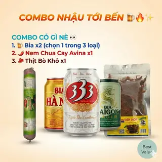Hình ảnh COMBO NHẬU TỚI BẾN