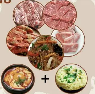 Hình ảnh 소/돼지고기 세트 ( set thịt bò heo) (Inc-VAT)