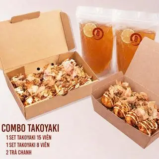 Hình ảnh Combo Takoyaki (upsize) và 2 trà chanh 