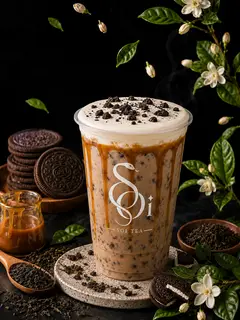 Hình ảnh Trà Sữa Caramel Cookie Cheese ❤️ ( Must Try)